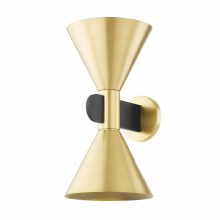 Hudson Valley 4916-AGB/SBK - Cranston Wall Sconce