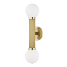 Hudson Valley 5102-AGB - Reade Wall Sconce