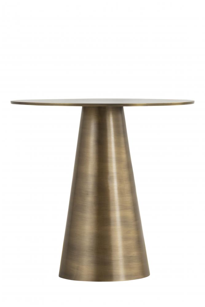 Sona Antique Brass Finished Side Table