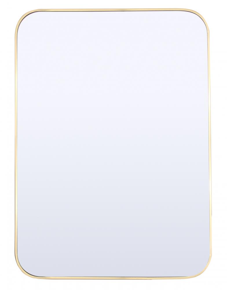 Medicine Cabinet, MCHDC2A2230GD, 22inch W x 30inch H, Wall Mounted, Mirror + Aluminium Profile Cabin