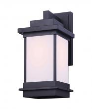 Canarm IOL472BK - Arkello 1 Light Outdoor Lantern, Black Finish