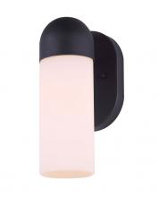 Canarm IOL581BK - CALLEN, IOL581BK, BK(Sand), 1 Lt Outdoor Down Light, Flat Opal Glass, 1 x 60W Type A