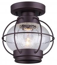 Canarm IFM636A08ORB - Potter 1 Light Flush Mount, Bronze Finish