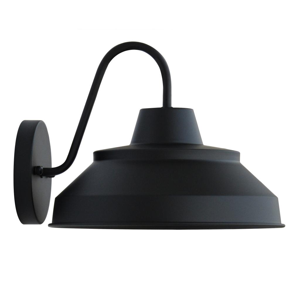 Mason 1 Light Outdoor Light Matte Black
