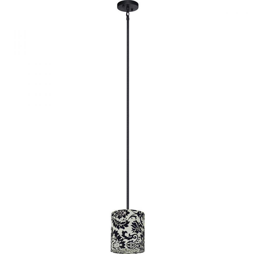 1 Light Pendant Drum Shade