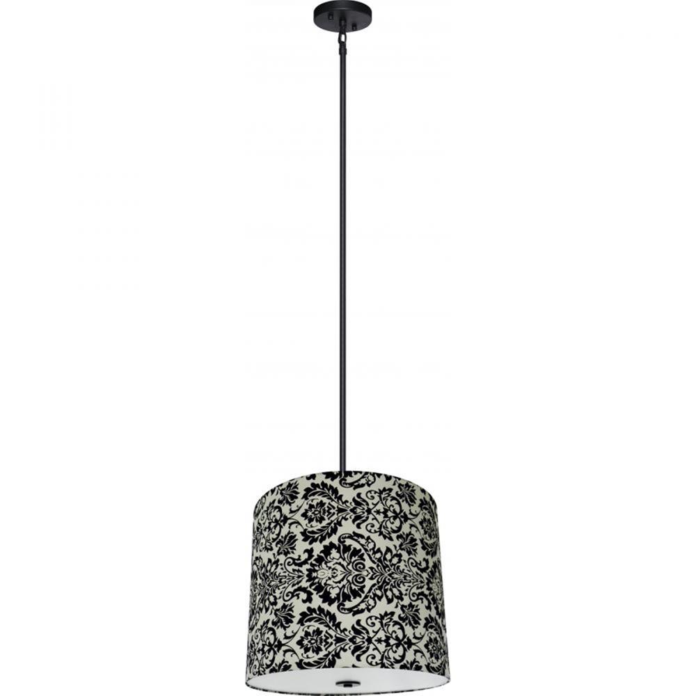 5 Light Chandelier Drum Shade