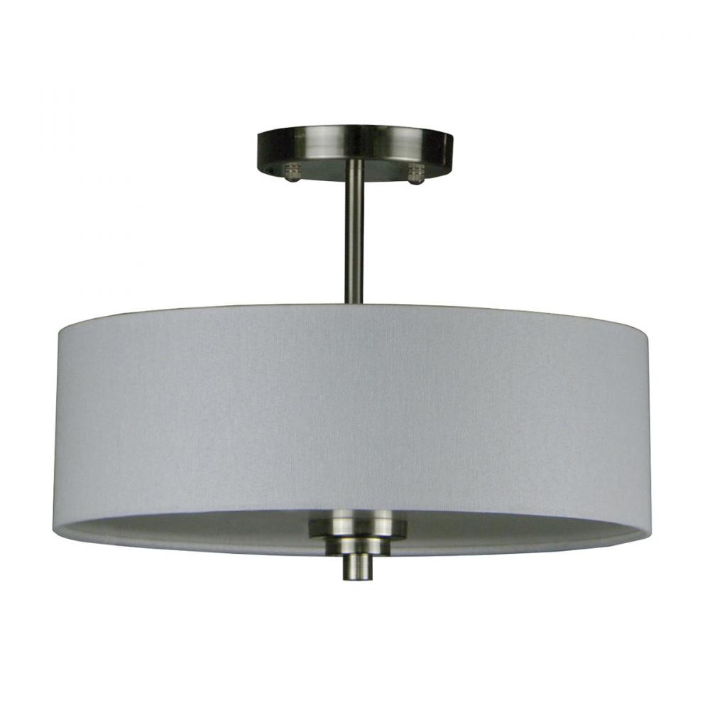 3 Light Semi Flush