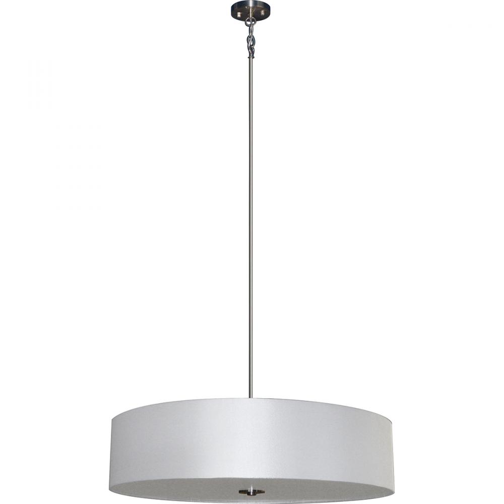 5 Light Chandelier Drum Shade