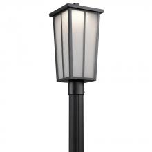 Kichler 49625BKTLED - Amber Valley LED Post Light Textured Black