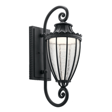 Kichler 49753BKTLED - Outdoor Wall 1Lt LED