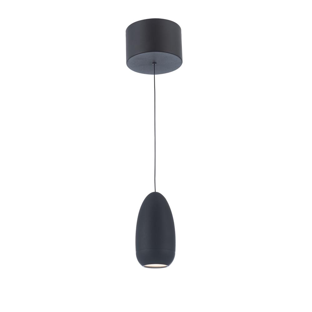 Royal Pearl Collection Integrated LED Pendant, Black