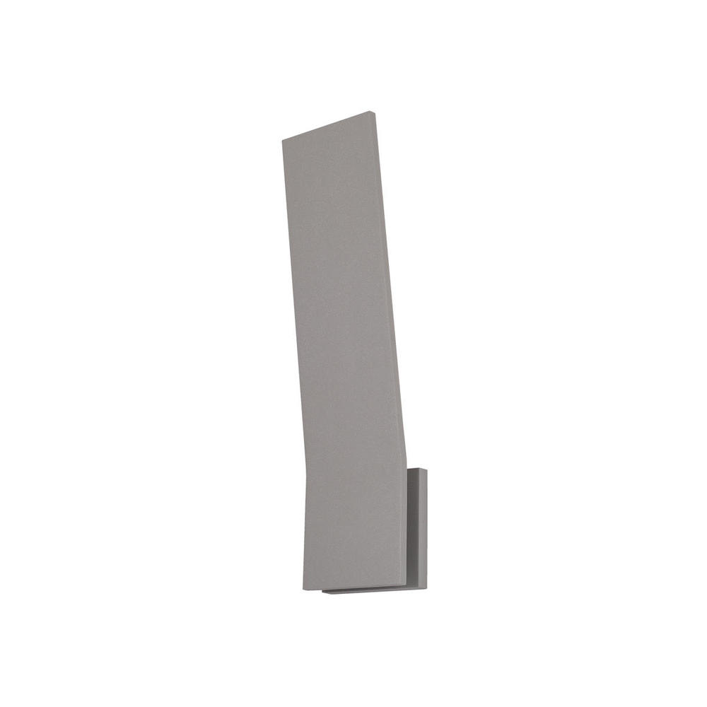 Nevis 18-in Gray LED Exterior Wall Sconce