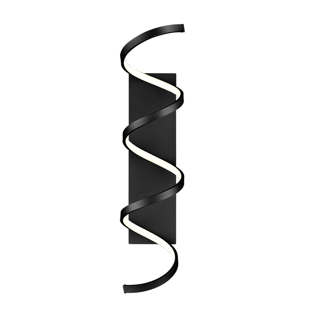 Synergy 36-in Black LED Wall Sconce