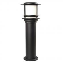 Galaxy Lighting 312733BK - Outdoor Cast Aluminum Post Lantern - Black w/ Polycarbonate Lens