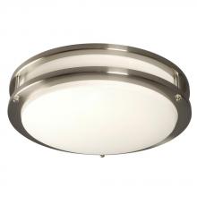 Galaxy Lighting 650300BN-218EB - Flush Mount - Brushed Nickel w/ Acrylic Lens