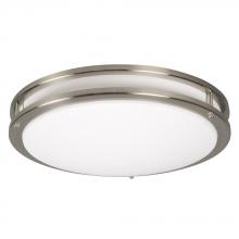 Galaxy Lighting 951054BN - Flush Mount - Brushed Nickel w/ Acrylic Lens