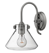 Hinkley Canada 3176AN - Small Retro Glass Single Light Sconce