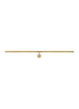 Visual Comfort & Co. Modern Collection 700PLUD30NB-LED927 - Modern Plural Dome Dimmable LED 30 Picture Light in a Natural Brass/Gold Colored Finish