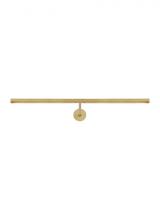 Visual Comfort & Co. Modern Collection 700PLUF18NB-LED927 - Modern Plural Faceted Dimmable LED 18 Picture Light in a Natural Brass/Gold Colored Finish