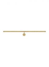 Visual Comfort & Co. Modern Collection 700PLUF24NB-LED930 - Modern Plural Faceted Dimmable LED 24 Picture Light in a Natural Brass/Gold Colored Finish