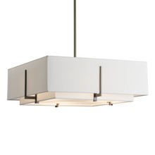 Hubbardton Forge - Canada 139630-SKT-MULT-07-SF1605-SF2012 - Exos Square Double Shade Pendant