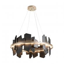 Hubbardton Forge - Canada 139665-LED-STND-84-SL - Ardesia Circular LED Pendant