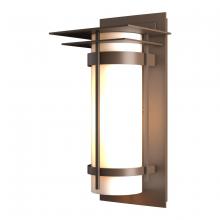 Hubbardton Forge - Canada 305993-SKT-75-GG0034 - Banded with Top Plate Outdoor Sconce