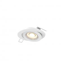 Dals FGM4-3K-V-WH - Flat LED Recessed Gimbal - universal 120V-347V, 0-10V dimming