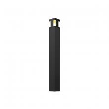 Dals LEDPATH003D-BK - 4 Inch X - Shaped Luminaire LED Bollard Path Light