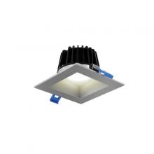 Dals RGR4SQ-CC-V-SN - Square regressed recessed light - universal 120V-347V, 0-10V dimming