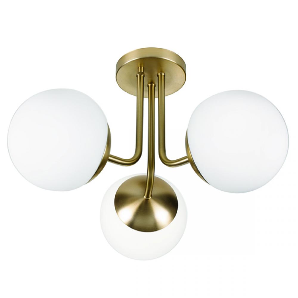 Eclipse Semi Flush Mount Soft Gold