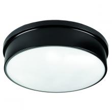 Russell Lighting L307-614/19 - Lunette Flush Mount Black