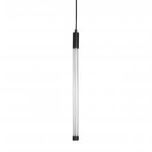 Russell Lighting PD7011/BK/CL - Saskia - LED Pendant 21 in Black with Clear Glass and Clear Acrylic