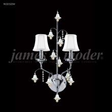 James R Moder 96321AG2EE - Murano Collection 2 Arm Wall Sconce