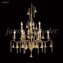 James R Moder 96329AG2SW - Murano Collection 9 Arm Chandelier