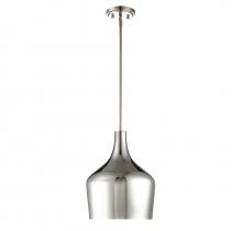 Savoy House Meridian M70020PN - 1-Light Pendant in Polished Nickel