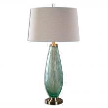 Uttermost 27003 - Uttermost Lenado Sea Green Glass Table Lamp
