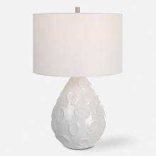 Uttermost 30159-1 - Uttermost Loop White Glaze Table Lamp