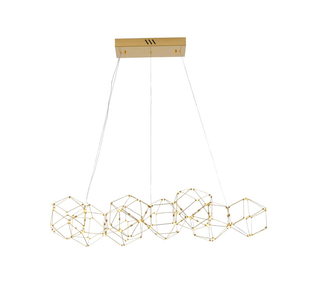 Stainless Steel LED Chandelier