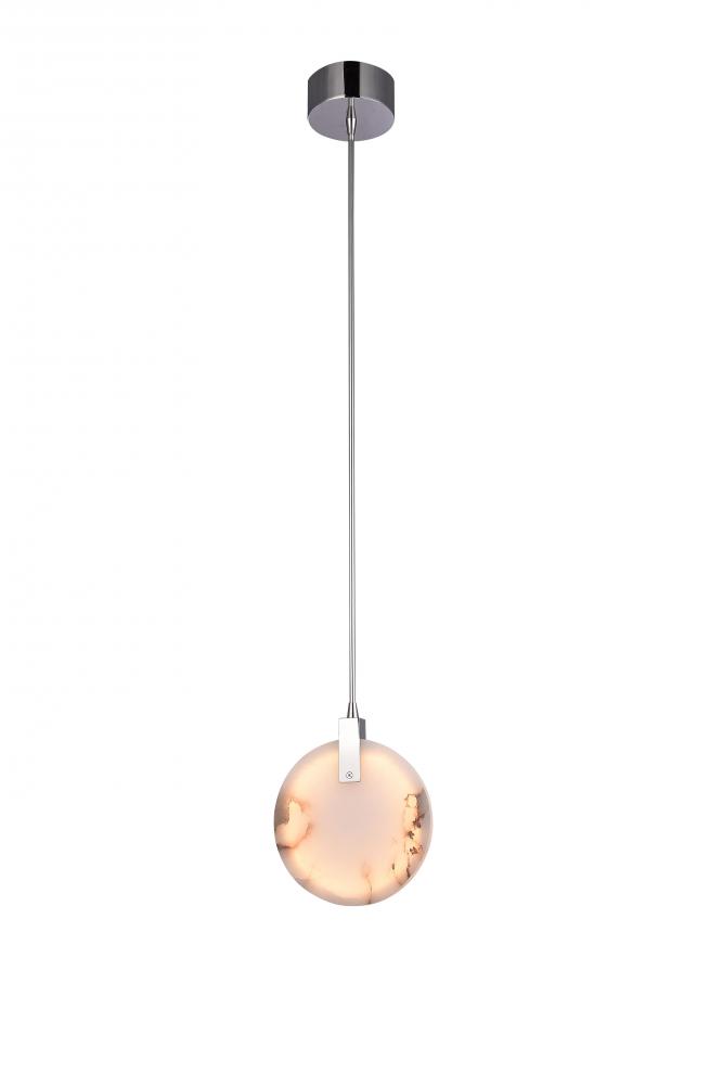 Chrome LED Single Pendant Lighting