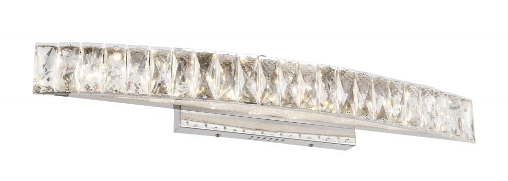 Chrome LED Wall Sconce