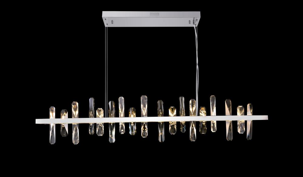 Chrome LED Chandelier