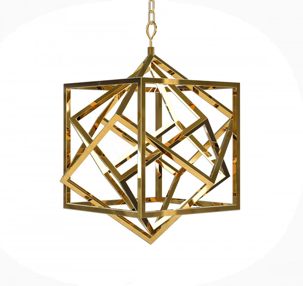 Gold LED Chandelier