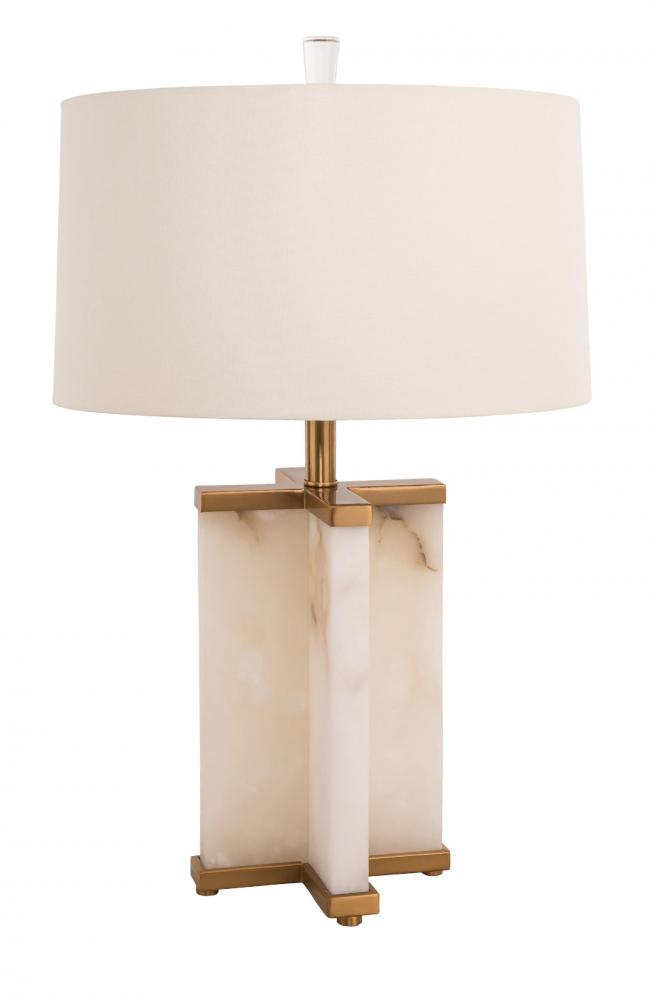 Gold & white Table Lamp