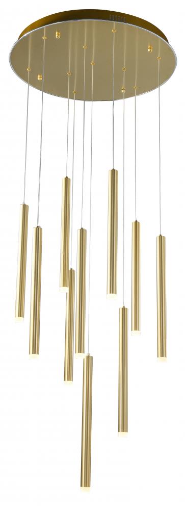 Gold LED Chandelier