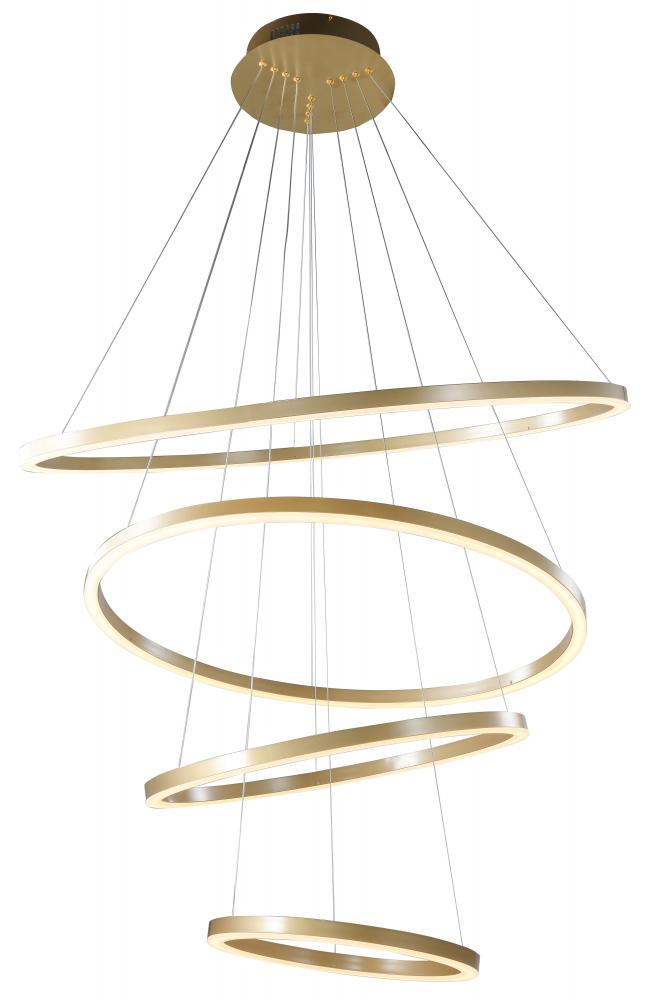 Gold LED Chandelier