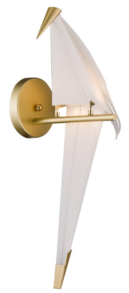 Gold LED Wall Sconce