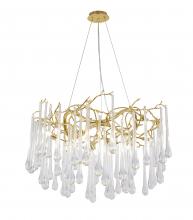 Bethel International Canada CN22C31G - Aluminum and Glass Chandelier