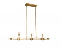 Bethel International Canada DU105G - Matte Brass Chandelier