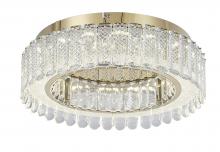 Bethel International Canada FT106FM16G - Stainless Steel & Crystal LED Flush Mount